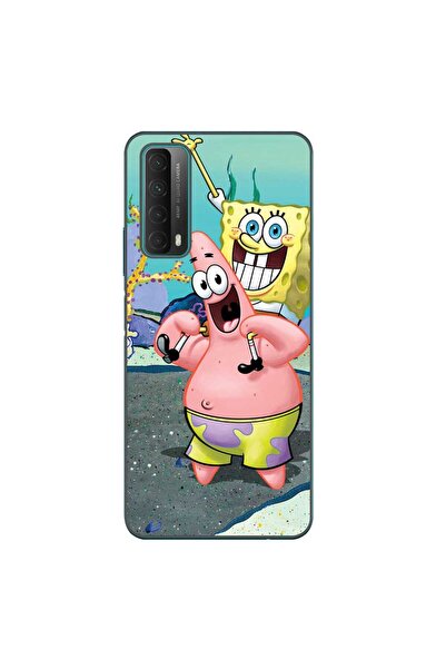 OEM Husa compatibila cu Huawei P Smart 2021 Silicon Gel Tpu Model Spongebob