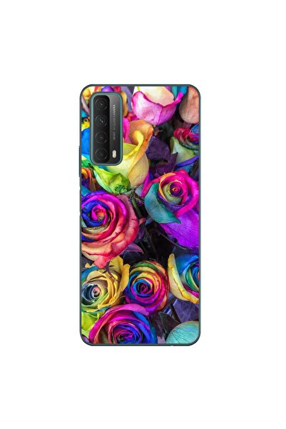 OEM Husa compatibila cu Huawei P Smart 2021 Silicon Gel Tpu Model Trandafiri ...