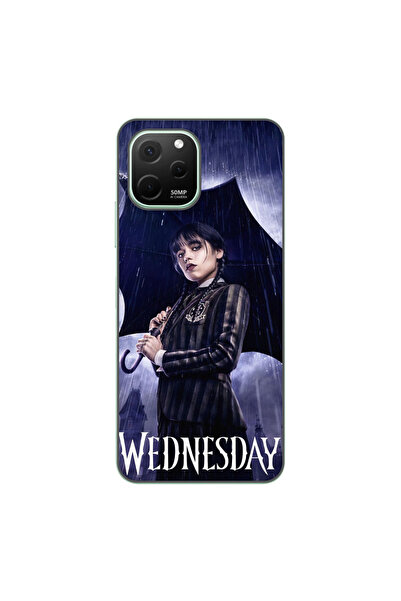 OEM Husa compatibila cu Huawei Nova Y61 Silicon Gel Tpu Model Wednesday Umbrella