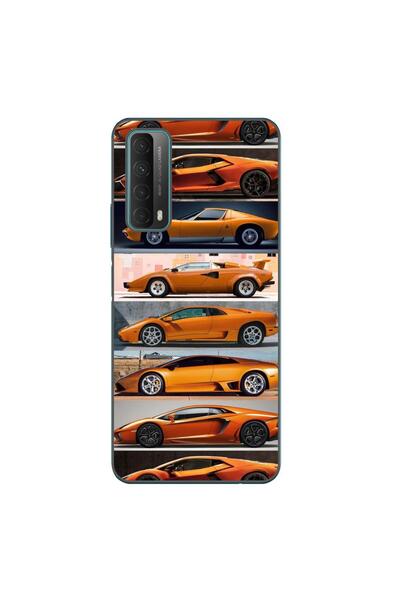 OEM Husa compatibila cu Huawei P Smart 2021 Silicon Gel Tpu Model Masini Lamb...