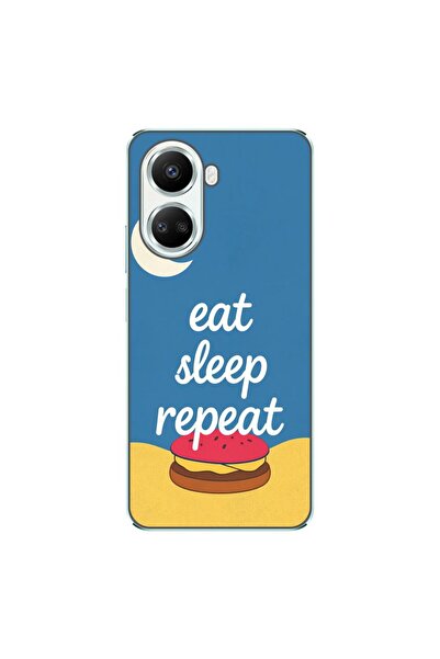 OEM Husa compatibila cu Huawei Nova 10 SE Silicon Gel Tpu Model Eat Sleep Repeat