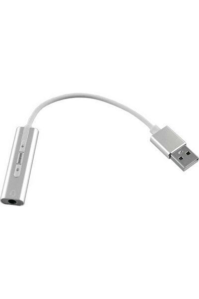 NSP SC01 Εξωτερική Κάρτα Ήχου USB 2.0 Γκρι