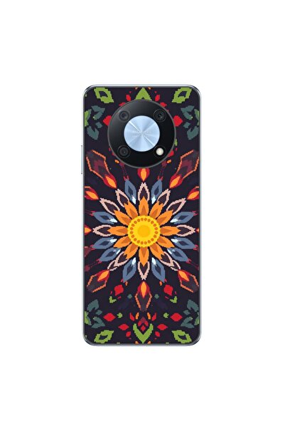OEM Θήκη συμβατή με Huawei Nova Y90 Σιλικόνης Gel TPU με σχέδιο Pixel Art Sun...