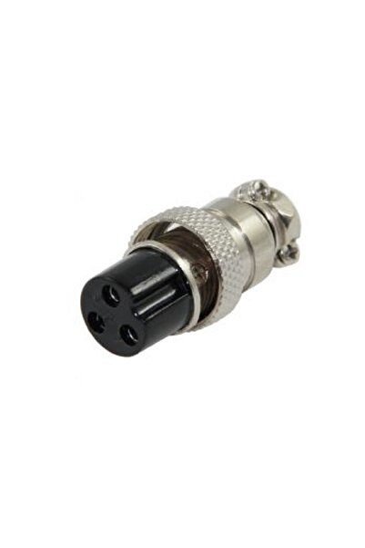 BuharaElektronik Gx-16 16mm 3 Lü Mayk Dişi Seyyar Fiş