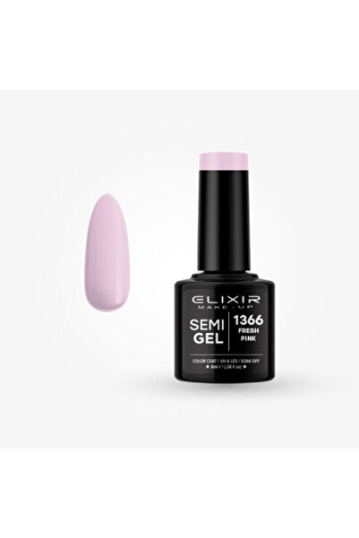Elixir SEMI GEL (ΗΜΙΜΟΝΙΜΟ BΕΡΝΙΚΙ) - 1366 (FRESH Pink) 8ML