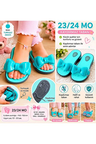 VitaMood Yaşam Girl's Bow Slippers