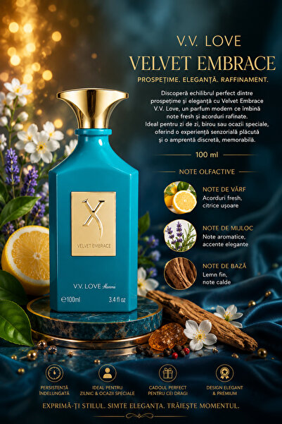 V.V LOVE Parfum Velvet Embrace V.V. Love 100 ml – Fresh, Elegant și Sofisticat