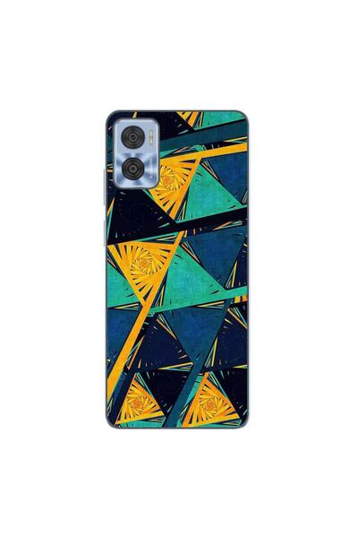 OEM Husa compatibila cu Motorola Moto E22, E22i Silicon Gel Tpu Model Abstrac...