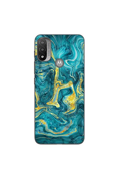 OEM Husa compatibila cu Motorola Moto E20 Silicon Gel Tpu Model Abstract Gems...