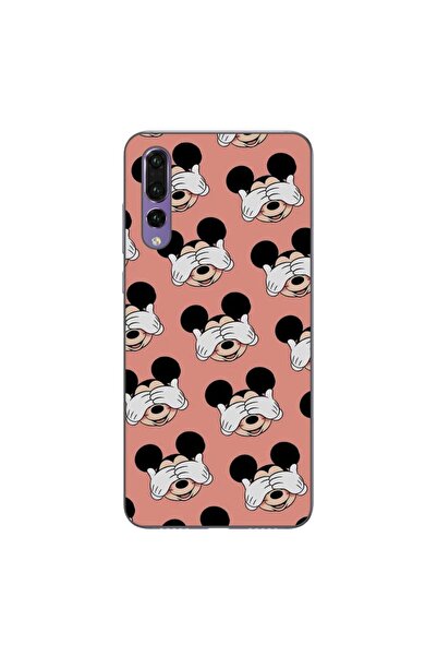 OEM Θήκη συμβατή με Huawei P20 Pro Σιλικόνης Gel TPU με σχέδιο Μίκυ  "Κρυφό Κ...