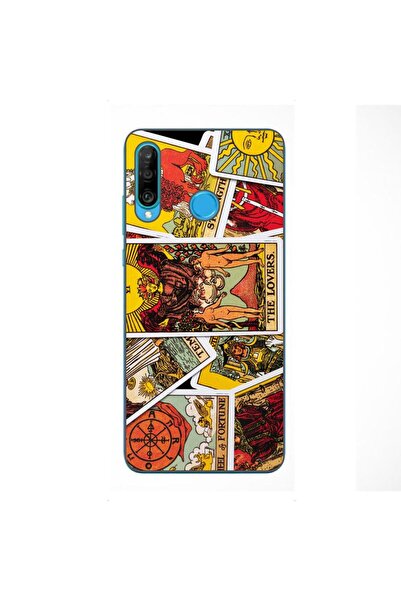 OEM Husa compatibila cu Huawei P30 Lite Silicon Gel Tpu Model Carti Tarot