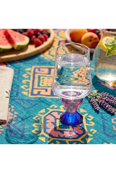 i love home glass كوب ماء زجاجي كريستالي من أوريا - فردي 350 مل