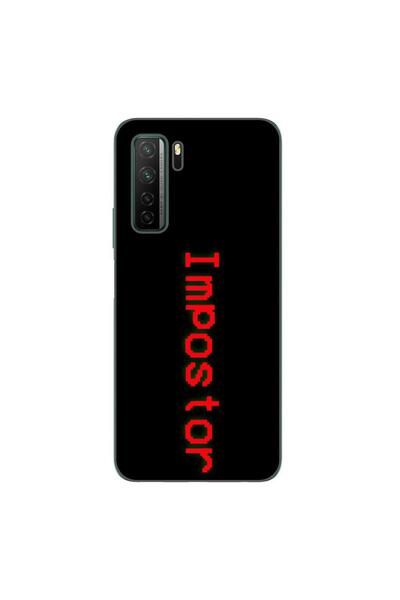 OEM Husa compatibila cu Huawei P40 Lite 5G Silicon Gel Tpu Model Among Us Imp...
