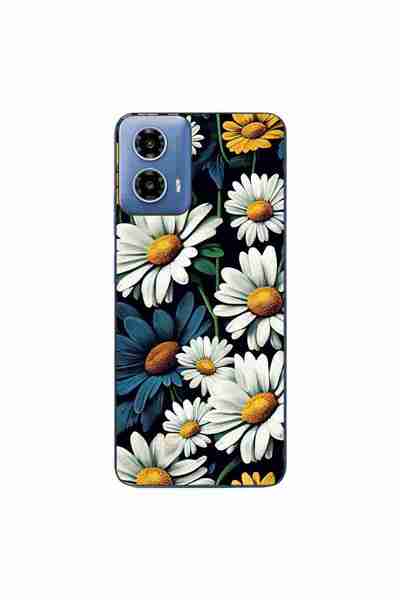 OEM Калъф, съвместим с Motorola Moto G34, силиконов гел TPU, с десен на марга...