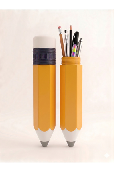 Hobiuniverse Multi-Purpose Giant Pen Desktop Pen Holder and Report Card Stora...
