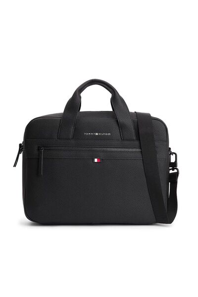 Tommy Hilfiger Ανδρική Essential Τσάντα Λάπτοπ Μαύρη AM0AM09507-BDS