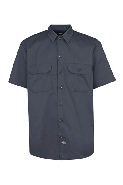 Dickies Ανδρικό Work Κοντομάνικο Πουκάμισο Ανθρακί DK0A4XK7-CH01