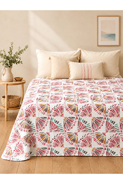 Bella Home Dijital Baskılı Çift Kişilik Pike | 200x230 cm | Hafif ve Ferah Do...