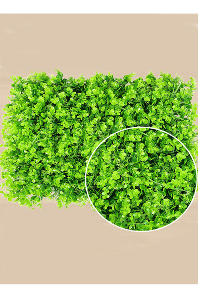 L&Wen جدار نباتات خضراء اصطناعية لتزيين المنزل وخلفية الديكور 60×40 سم (23.62...