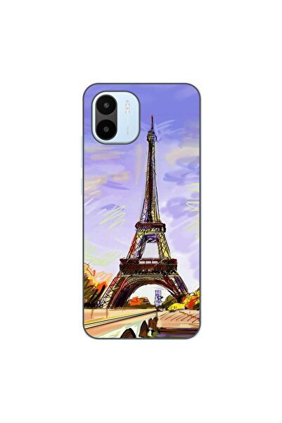OEM Husa compatibila cu Xiaomi Redmi A1 Silicon Gel Tpu Model Desen Turnul Ei...