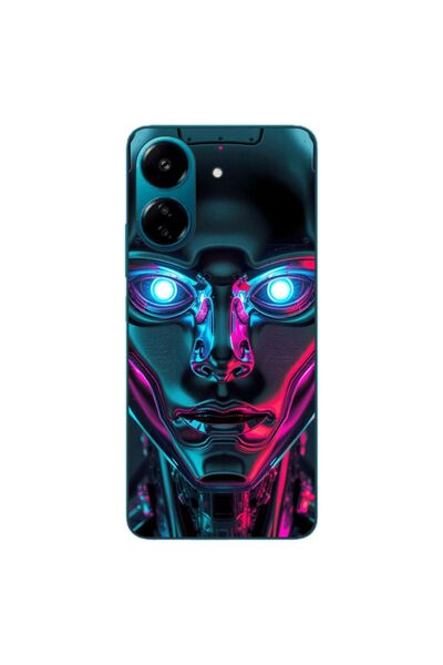 OEM Husa compatibila cu Xiaomi Redmi 13C 4G Silicon Gel Tpu Model Chrome Huma...
