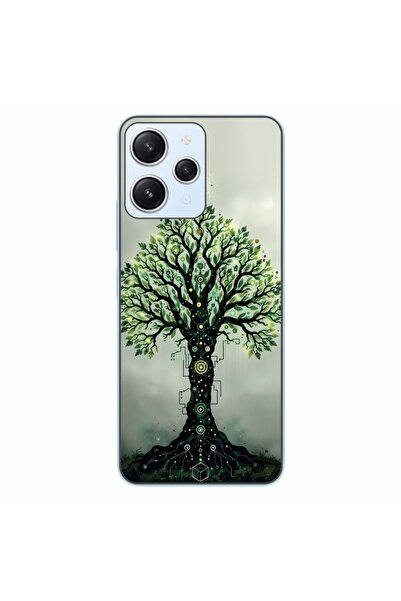 OEM Husa compatibila cu Xiaomi Redmi 12 4G Silicon Gel Tpu Model Mystical Tree