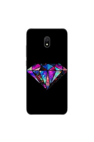 OEM Husa compatibila cu Xiaomi Redmi 8A Silicon Gel Tpu Model Diamond Black