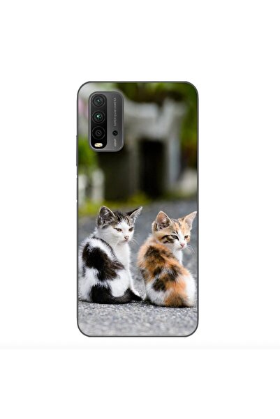 OEM Case compatible with Xiaomi Redmi 9T Silicone Gel Tpu Pattern Kitties