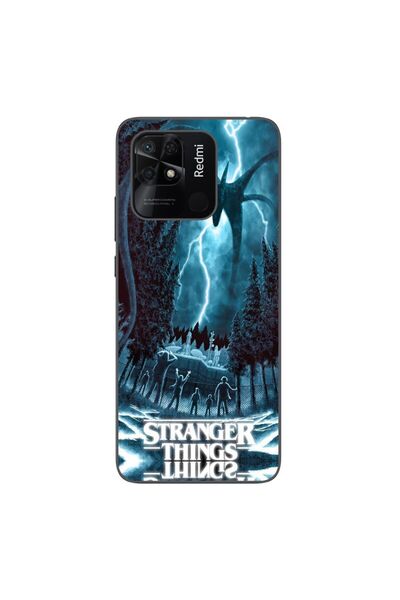 OEM Case compatible with Xiaomi Redmi 10C Silicone Gel Tpu Pattern Stranger T...