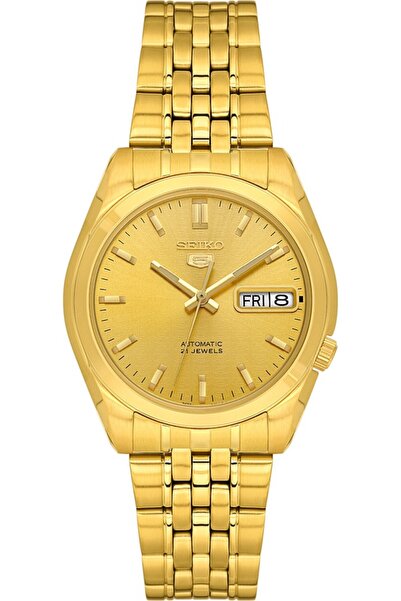 Seiko Snk366K Automatic Mechanism with Day and Date Display Gold Color Men's ...