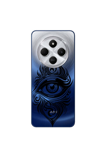 Other Xiaomi Redmi 14c Eye patterned drawing Transparent Silicone TPU Θήκη
