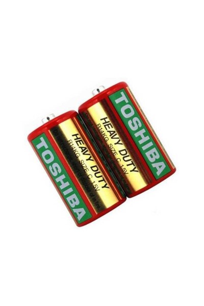 Toshiba R14 Non-Alkaline Batteries (2-pack)