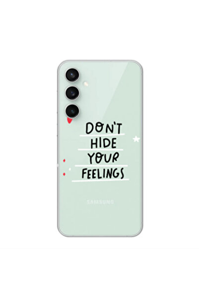Other Samsung S24 Plus Dont Hide Your Feelings Transparent Silicone TPU Θήκη