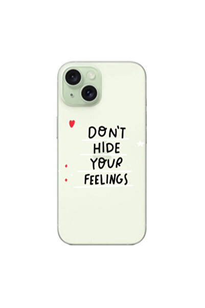Other Apple iPhone 15 Plus Dont Hide Your Feelings Transparent Silicone TPU Θήκη