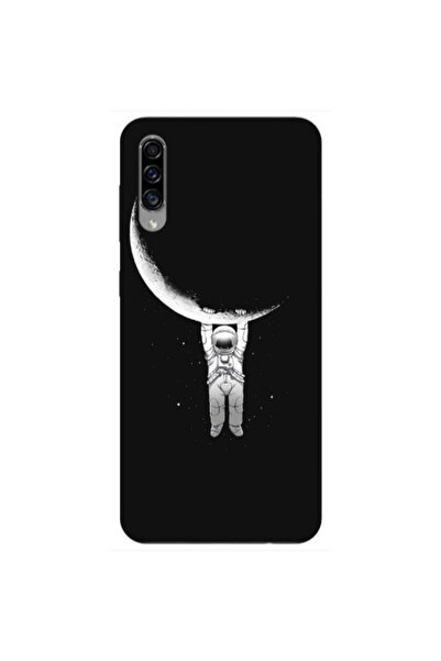 Other Samsung A30S Swinging on the moon Transparent Silicone TPU Θήκη
