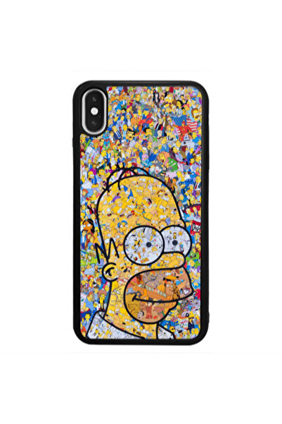 Other Apple iPhone Xs Simpsons Black Glossy Θήκη