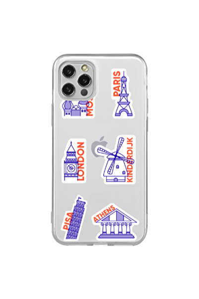 Other Apple iPhone 12 Pro Pisa Athens Transparent Silicone TPU Θήκη