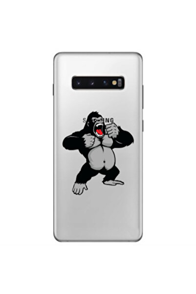 Other Samsung S10 Angry Gorilla2 Transparent Silicone TPU Θήκη