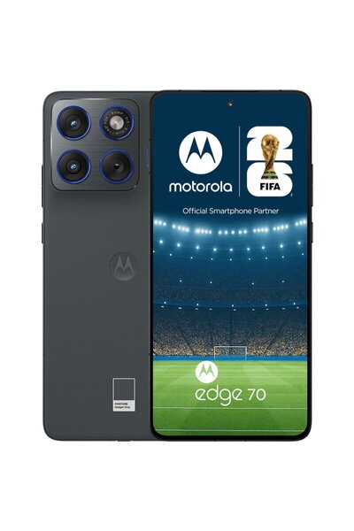 Motorola Telefon mobil Edge 70, 12GB RAM, 512GB, Dual SIM, 5G, Gri inchis
