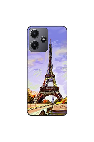 OEM Husa compatibila cu Xiaomi Redmi 12 5G Silicon Gel Tpu Model Desen Turnul...