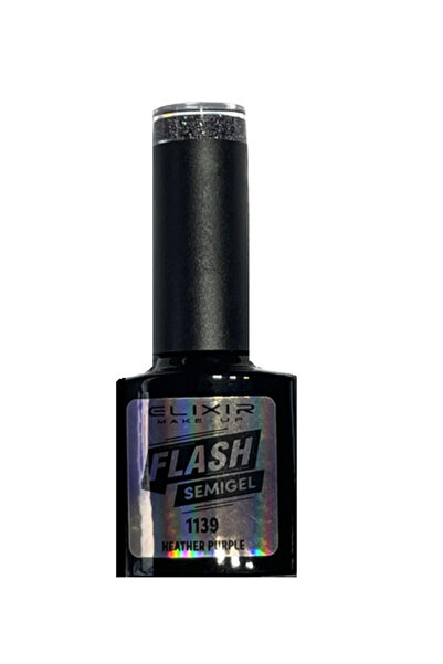 Elixir FLASH SEMI GEL (ΗΜΙΜΟΝΙΜΟ BΕΡΝΙΚΙ) - 1139 (HEATHER Purple) 8ML