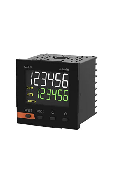 CX6M-2P4 - LCD Ekranlı Dijital Sayıcı-Zamanlayıcılar