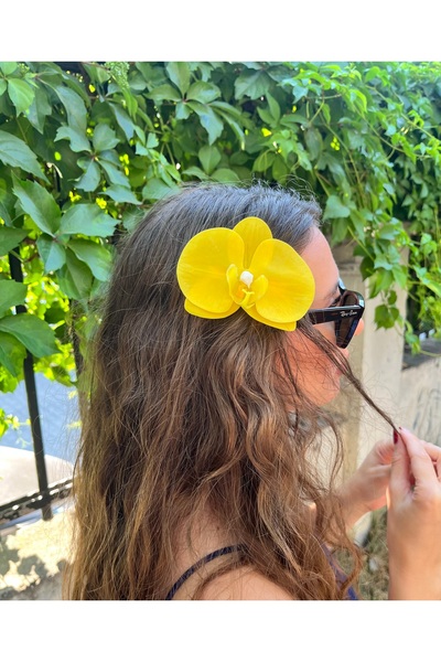 FloresDeCarnaval ليمون أوكايد 🍋 مشبك شعر بمشبك قلمي