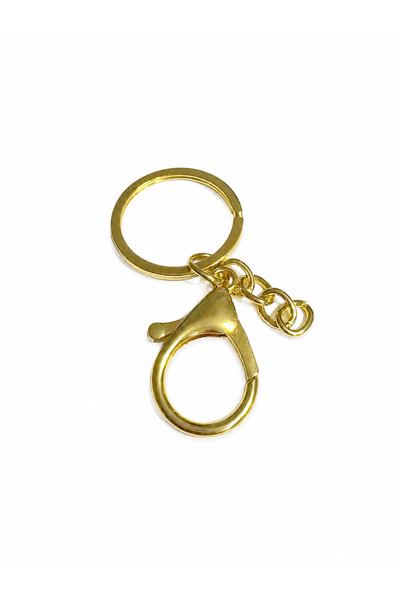 Major Hobi Parrot Keychain Ring Gold 30 mm Charm and Jewelry Accessory - 50 P...