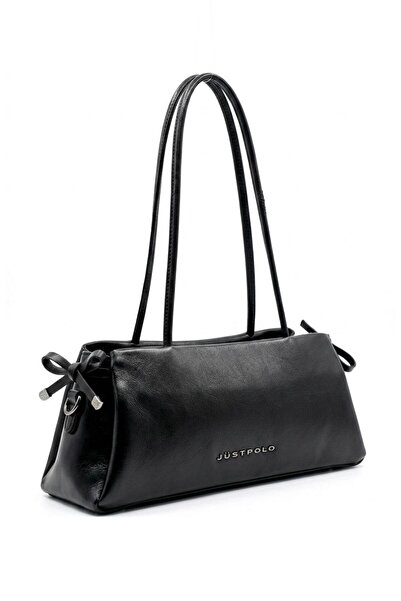 Just Polo Women's Original Bow Detail Adjustable Long Strap 4 Compartment Sho...