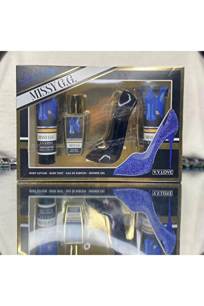 V.V LOVE Women's perfume gift set with body mist and lotion VL1042