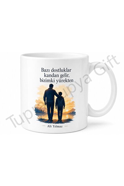 Tupya Gift Father Son Friendship Themed Mug Cup Special Father's Day Gift