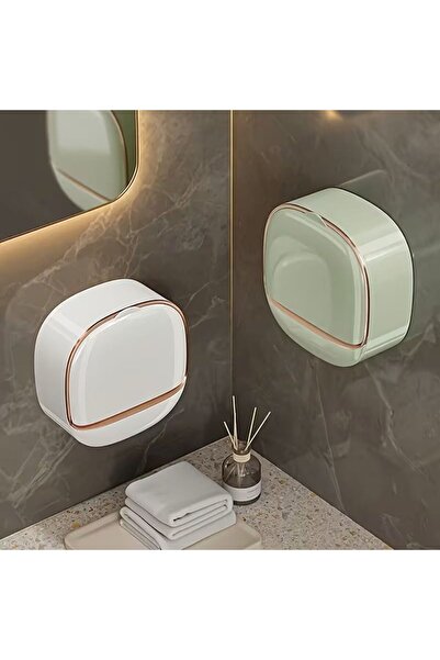 CARTIFY 3pc - Soap Storage Box for Bathroom, Wall-Mounted Drainage Box Suitab...