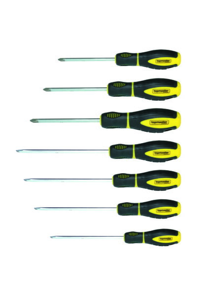 Top Master Pro Screwdrivers in a cardboard box set 7pcs S2 TMP