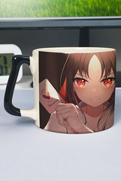 ZipZap Kaguya Sama Anime Printed Ceramic Luxury Mug (1 Piece) Special Black H...
